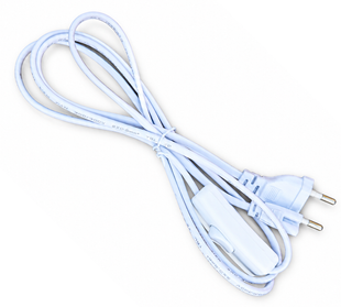 Кабель живлення для лінійних LED-світильників T5 і T8 - 180см T5T8-180 фото