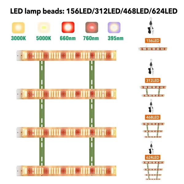 Фито светильник VEG Flower 624LED LED624 фото