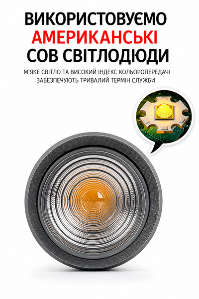 Світлодіодна лампа для фітостіни E27 15W 4000K з фокусуванням 15&ndash;60&deg; FE27-1560-4K фото