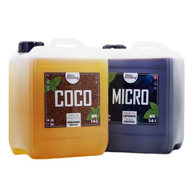 2 х 5л Coco Kit - Комплект добрив для вирощування в кокосовому субстраті (аналог Canna COCO)