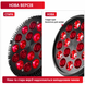 Красная светотерапевтическая лампа бустер 54W (18 LED) &ndash; 660nm + 850nm для кожи и растений, E27 5304 фото 4